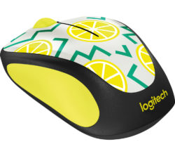 LOGITECH Lemon M238 Wireless Optical Touch Mouse - Yellow & Black
